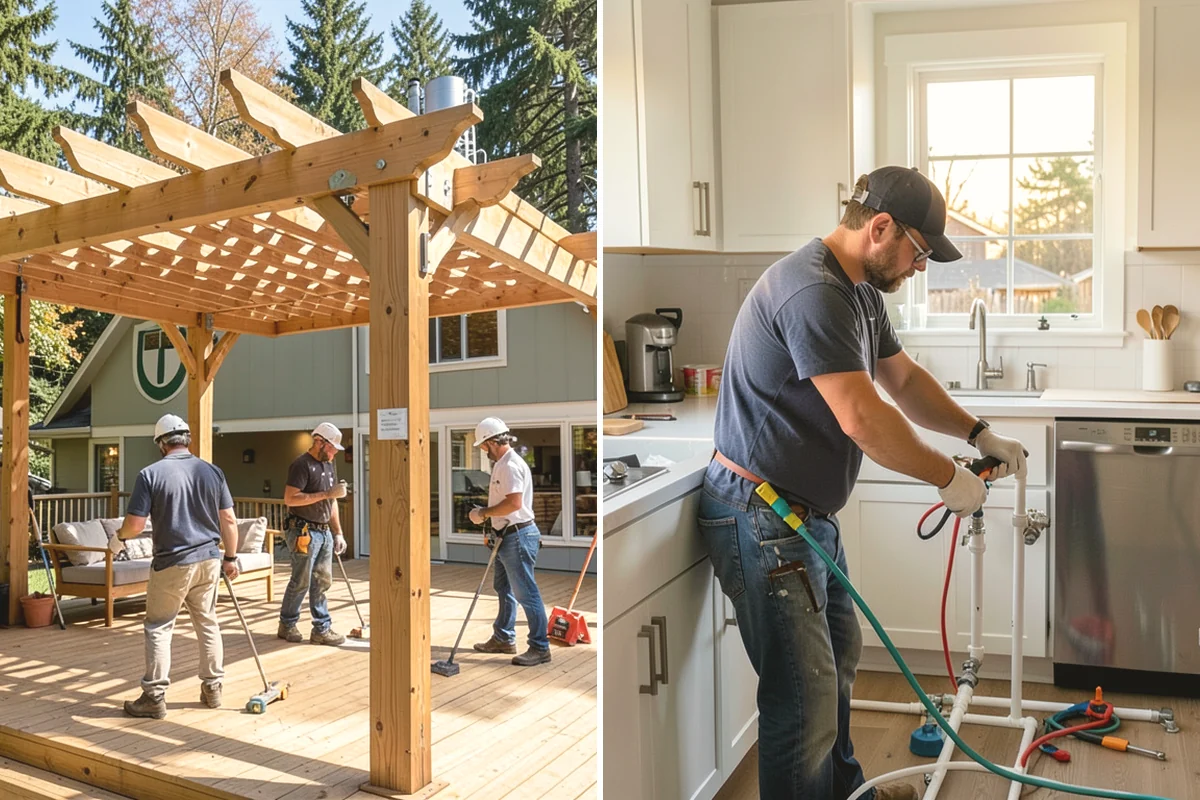 Cable Railing Installation in Steilacoom, Pierce County, WA - Install and reinforce posts for cable tension