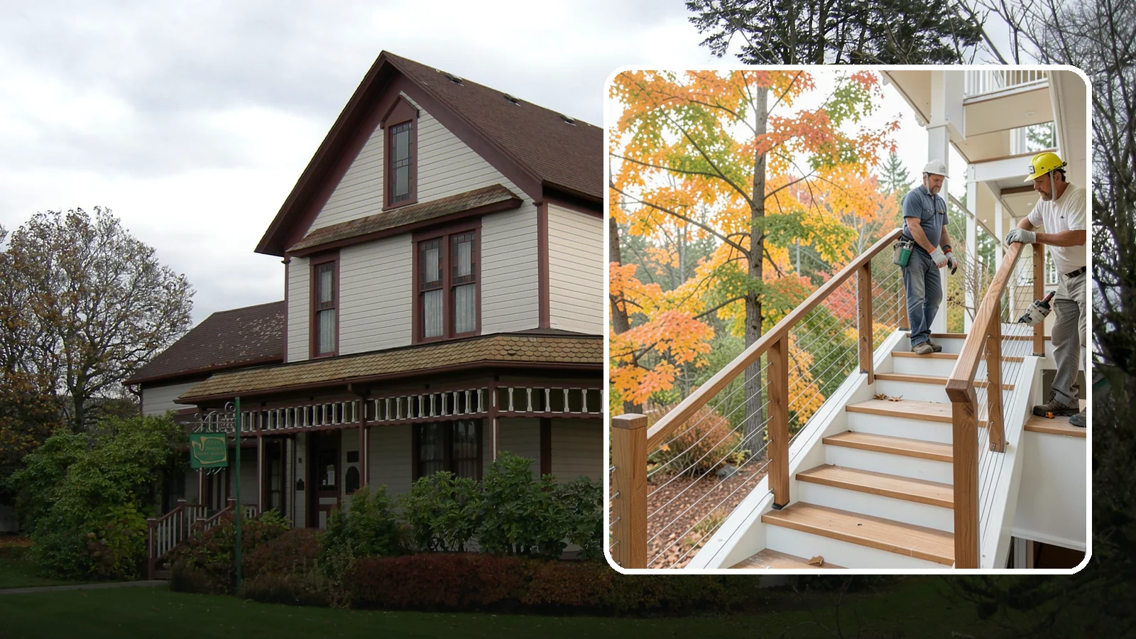 Cable Railing Installation in Sumner, Pierce County, WA - Modern stainless cable railings that preserve views while meeting safety codes.