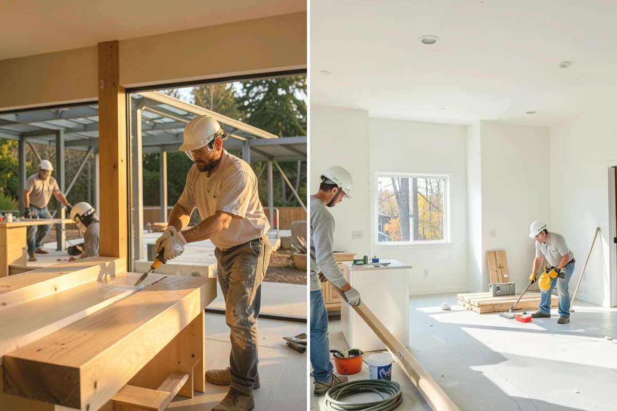 Cable Railing Installation in Yarrow Point, King County, WA - Install and reinforce posts for cable tension
