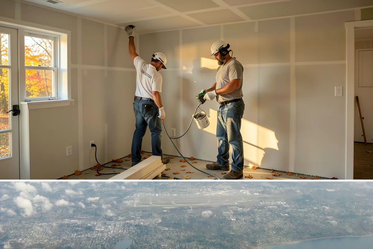 Carbon Fiber Wall Reinforcement in Burien, King County, WA - Carbon fiber reinforcement installs year-round indoors, and addressing bowing before winter helps the wall resist wet-season soil...