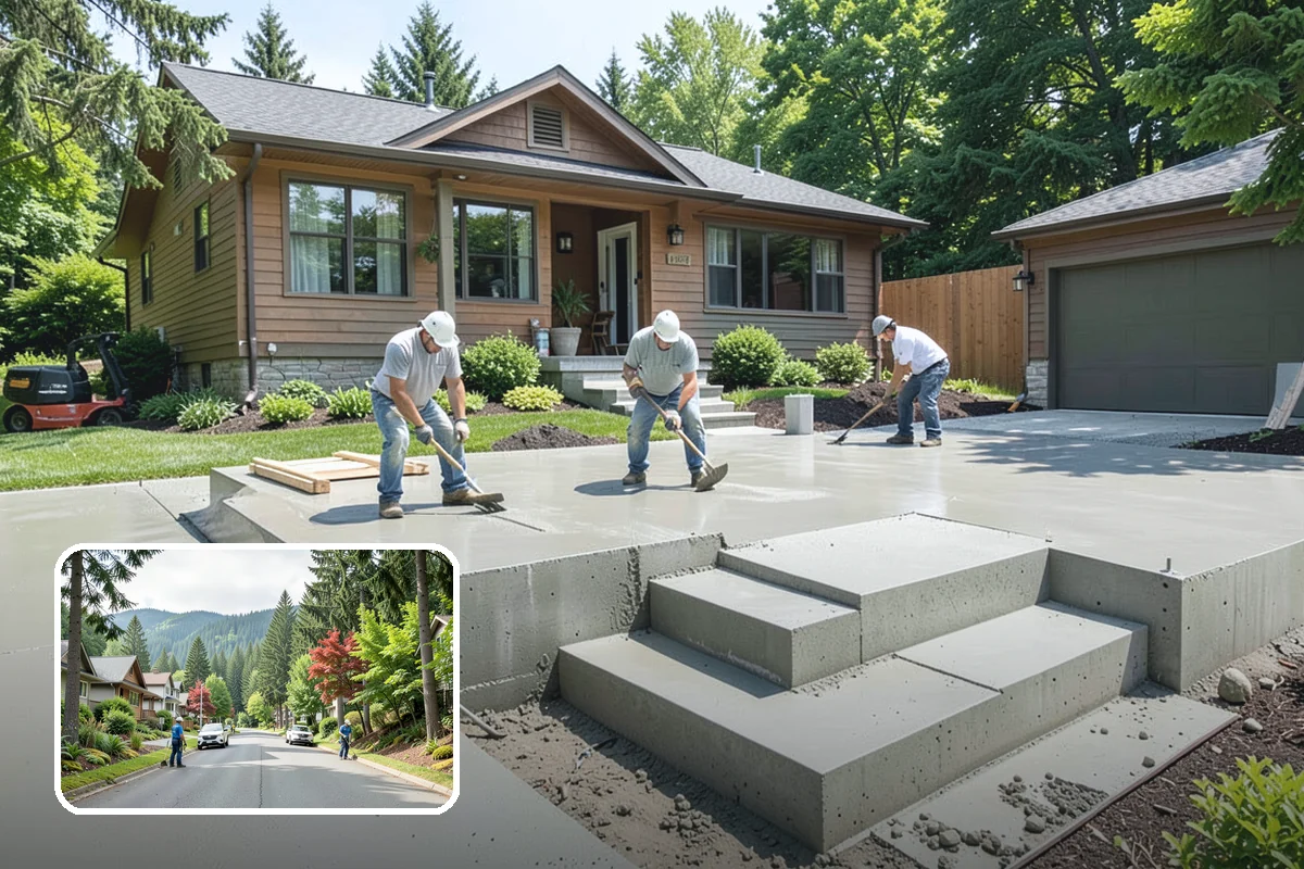 Carbon Fiber Wall Reinforcement in Darrington, Snohomish County, WA - Bowing walls stabilized against further inward movement