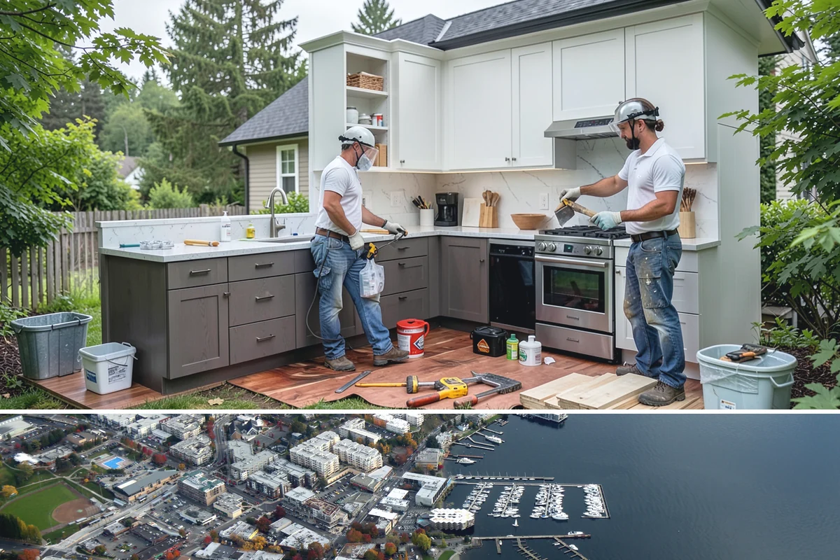 Carbon Fiber Wall Reinforcement in Kirkland, King County, WA - Carbon fiber reinforcement installs year-round indoors, and addressing bowing before winter helps the wall resist wet-season soil...
