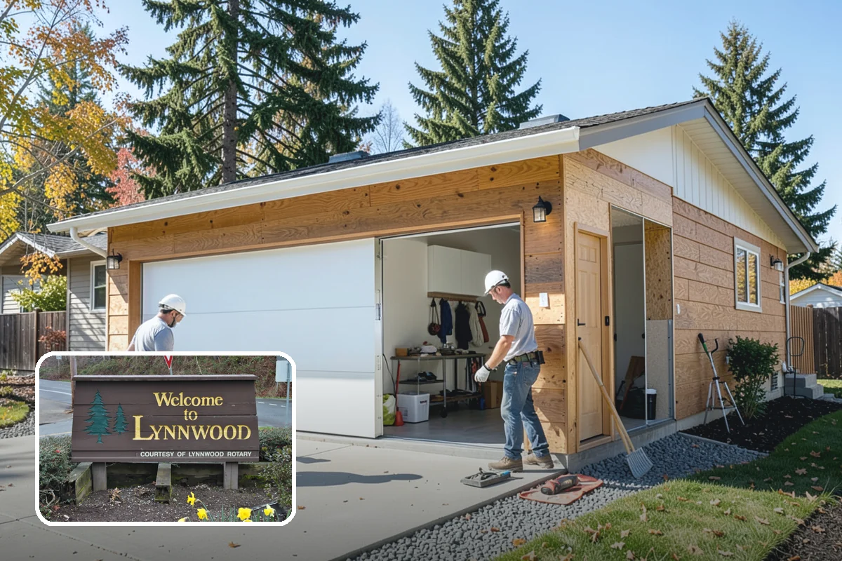 Carbon Fiber Wall Reinforcement in Lynnwood, Snohomish County, WA - Bowing walls stabilized against further inward movement