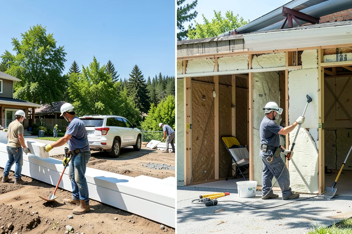Carbon Fiber Wall Reinforcement in Maple Valley, King County, WA - Measure the bow and confirm carbon fiber is appropriate