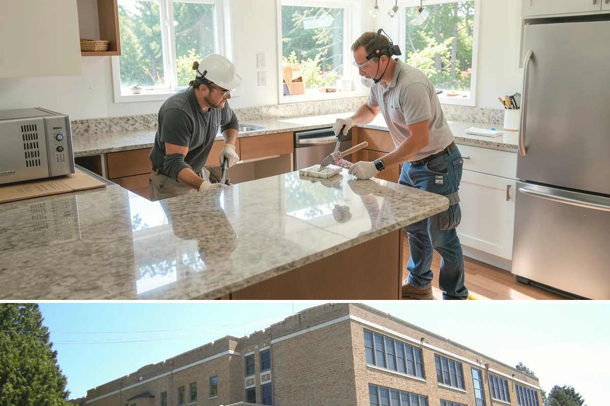 Carbon Fiber Wall Reinforcement in Maple Valley, King County, WA - Carbon fiber reinforcement installs year-round indoors, and addressing bowing before winter helps the wall resist wet-season soil...