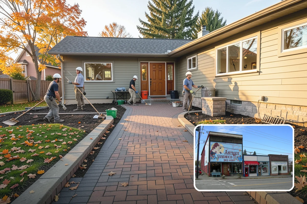Carbon Fiber Wall Reinforcement in Ruston, Pierce County, WA - Bowing walls stabilized against further inward movement