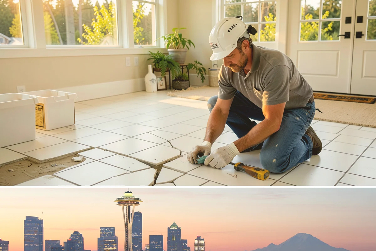 Carbon Fiber Wall Reinforcement in Seattle, King County, WA - Carbon fiber reinforcement installs year-round indoors, and addressing bowing before winter helps the wall resist wet-season soil...