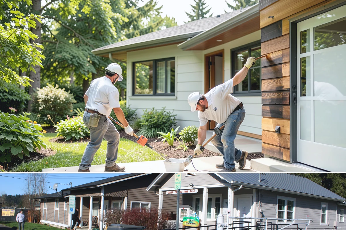 Carbon Fiber Wall Reinforcement in South Prairie, Pierce County, WA - Carbon fiber reinforcement installs year-round indoors, and addressing bowing before winter helps the wall resist wet-season soil...