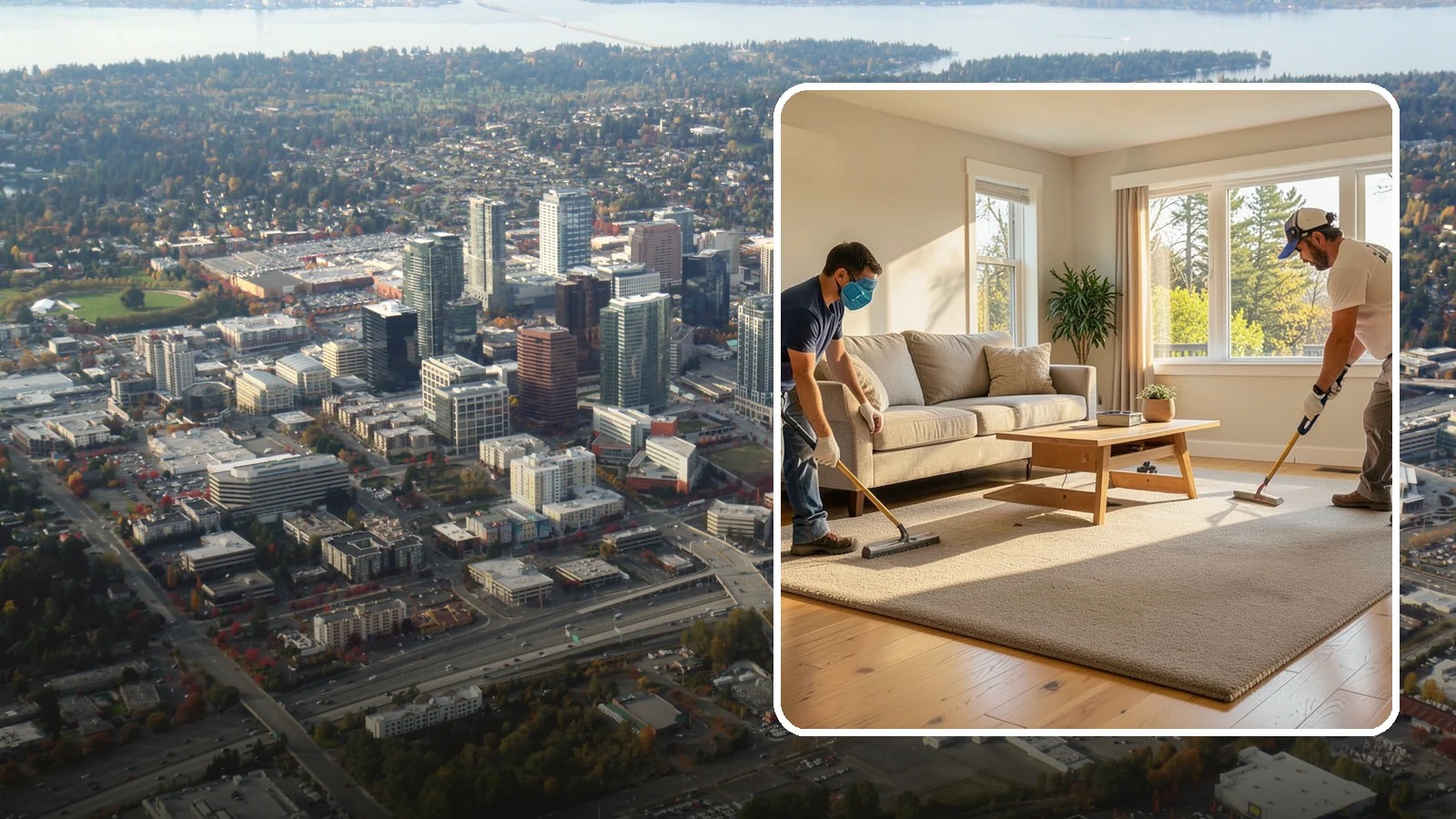 Carpet Installation in Bellevue, King County, WA - Professional carpet installation that adds warmth, comfort, and quiet to bedrooms and living spaces.