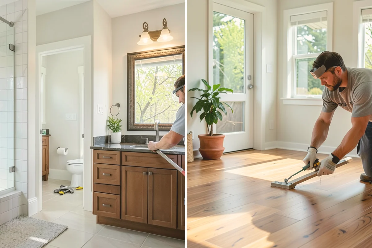 Carpet Installation in Bothell, King County, WA - Measure rooms and plan seam placement