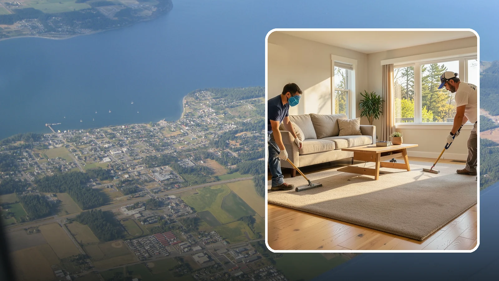 Carpet Installation in Coupeville, Island County, WA - Professional carpet installation that adds warmth, comfort, and quiet to bedrooms and living spaces.