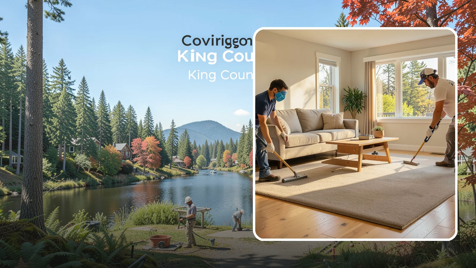 Carpet Installation in Covington, King County, WA - Professional carpet installation that adds warmth, comfort, and quiet to bedrooms and living spaces.