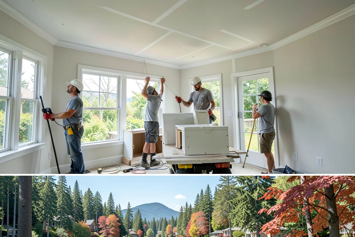 Carpet Installation in Covington, King County, WA - Carpet installs easily in any season, and many homeowners choose it in fall to warm up rooms before winter.