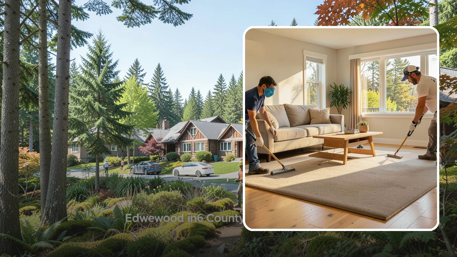 Carpet Installation in Edgewood, Pierce County, WA - Professional carpet installation that adds warmth, comfort, and quiet to bedrooms and living spaces.