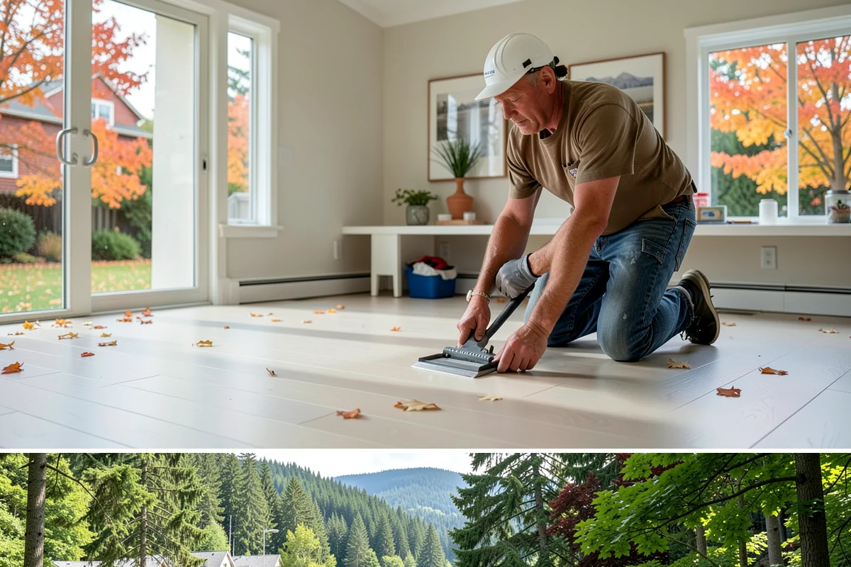 Carpet Installation in Lake Forest Park, King County, WA - Carpet installs easily in any season, and many homeowners choose it in fall to warm up rooms before winter.