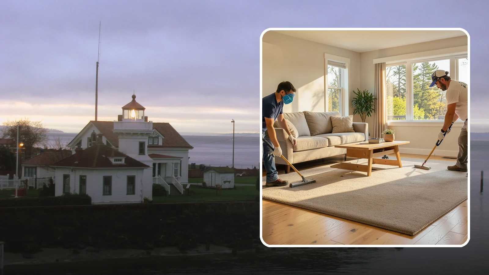 Carpet Installation in Mukilteo, Snohomish County, WA - Professional carpet installation that adds warmth, comfort, and quiet to bedrooms and living spaces.