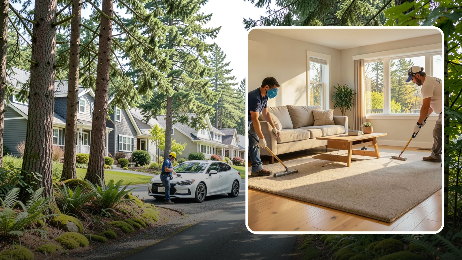 Carpet Installation in Normandy Park, King County, WA - Professional carpet installation that adds warmth, comfort, and quiet to bedrooms and living spaces.