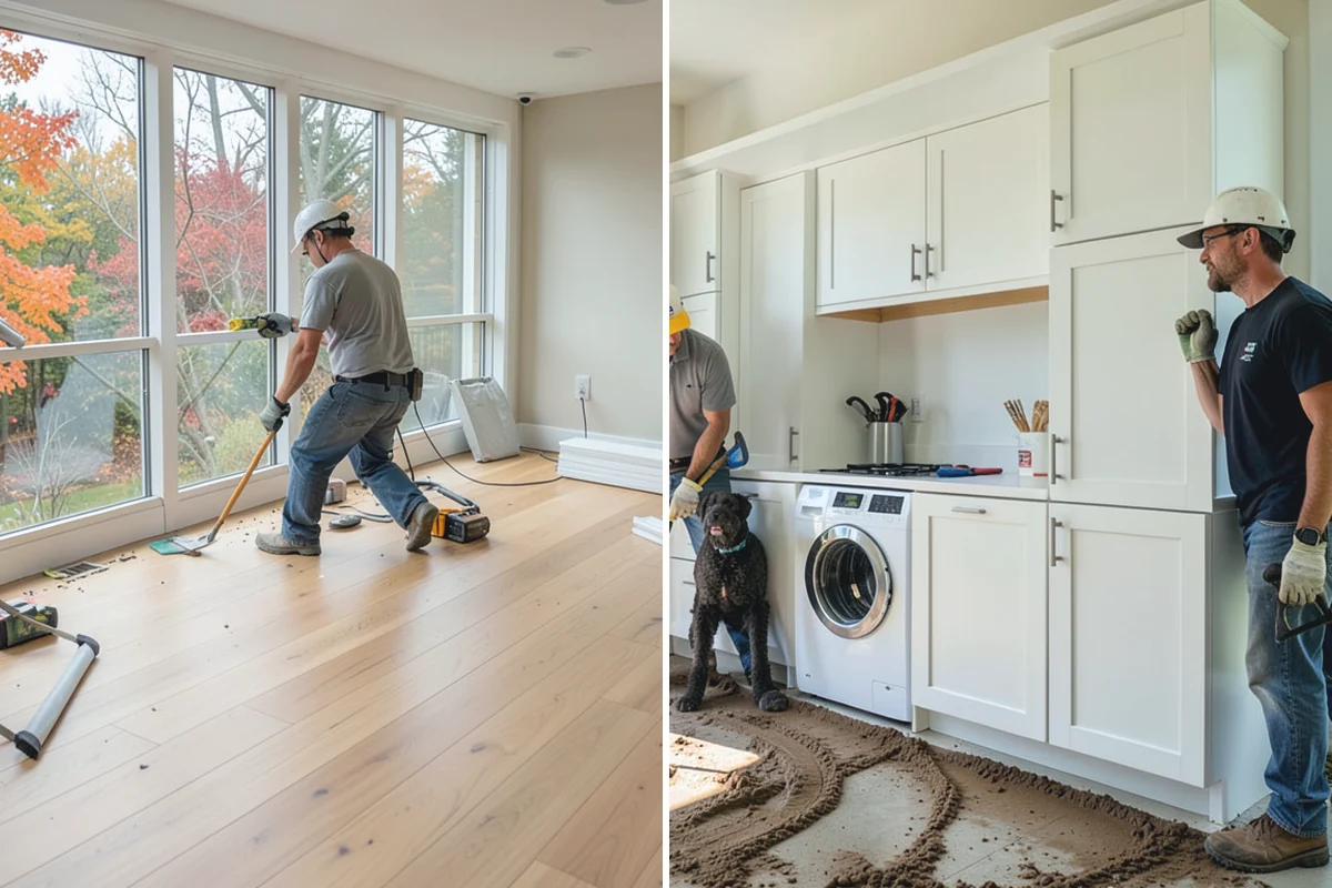 Carpet Installation in South Prairie, Pierce County, WA - Measure rooms and plan seam placement