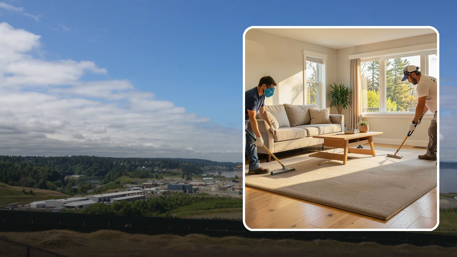 Carpet Installation in University Place, Pierce County, WA - Professional carpet installation that adds warmth, comfort, and quiet to bedrooms and living spaces.