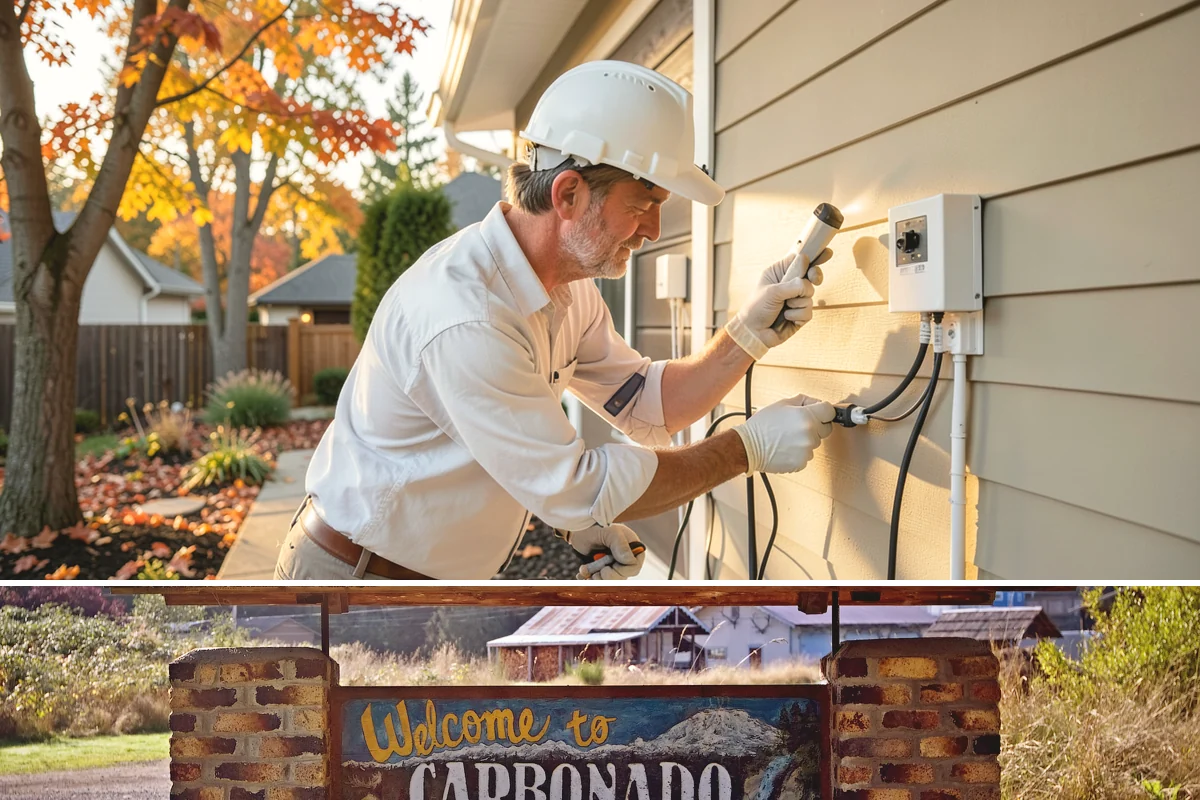 Carport Construction in Carbonado, Pierce County, WA - Footings and roofing go in best during dry weather, making summer the ideal window for a carport build.