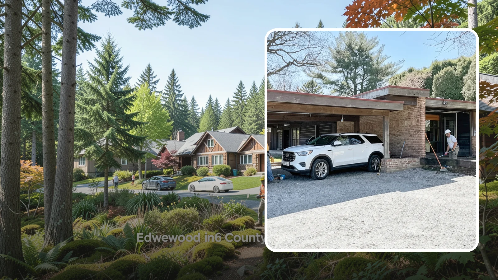 Carport Construction in Edgewood, Pierce County, WA - An open-sided covered structure that shelters vehicles, boats, or equipment.