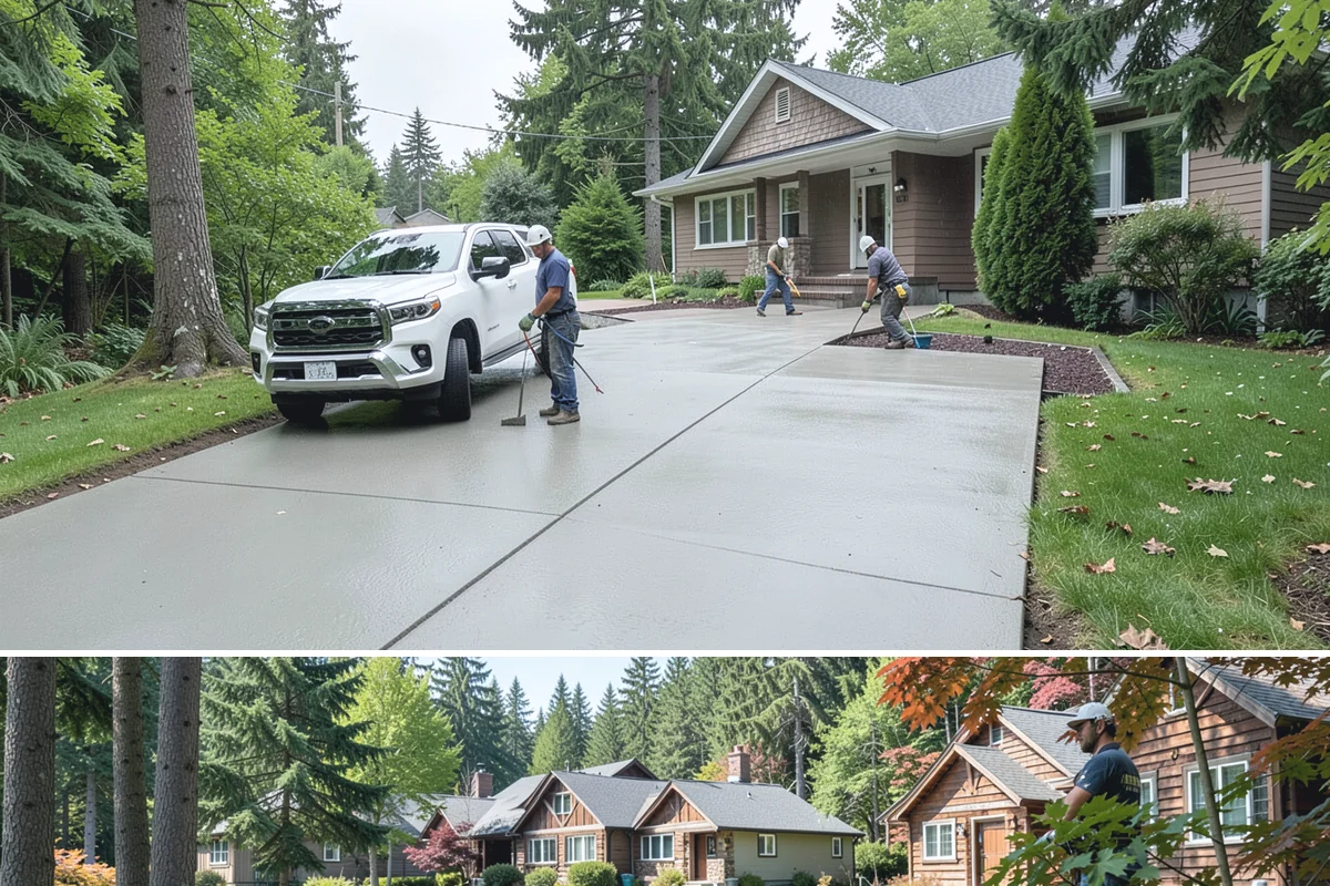 Carport Construction in Edgewood, Pierce County, WA - Footings and roofing go in best during dry weather, making summer the ideal window for a carport build.
