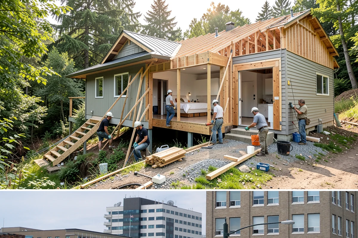 Carport Construction in Everett, Snohomish County, WA - Footings and roofing go in best during dry weather, making summer the ideal window for a carport build.