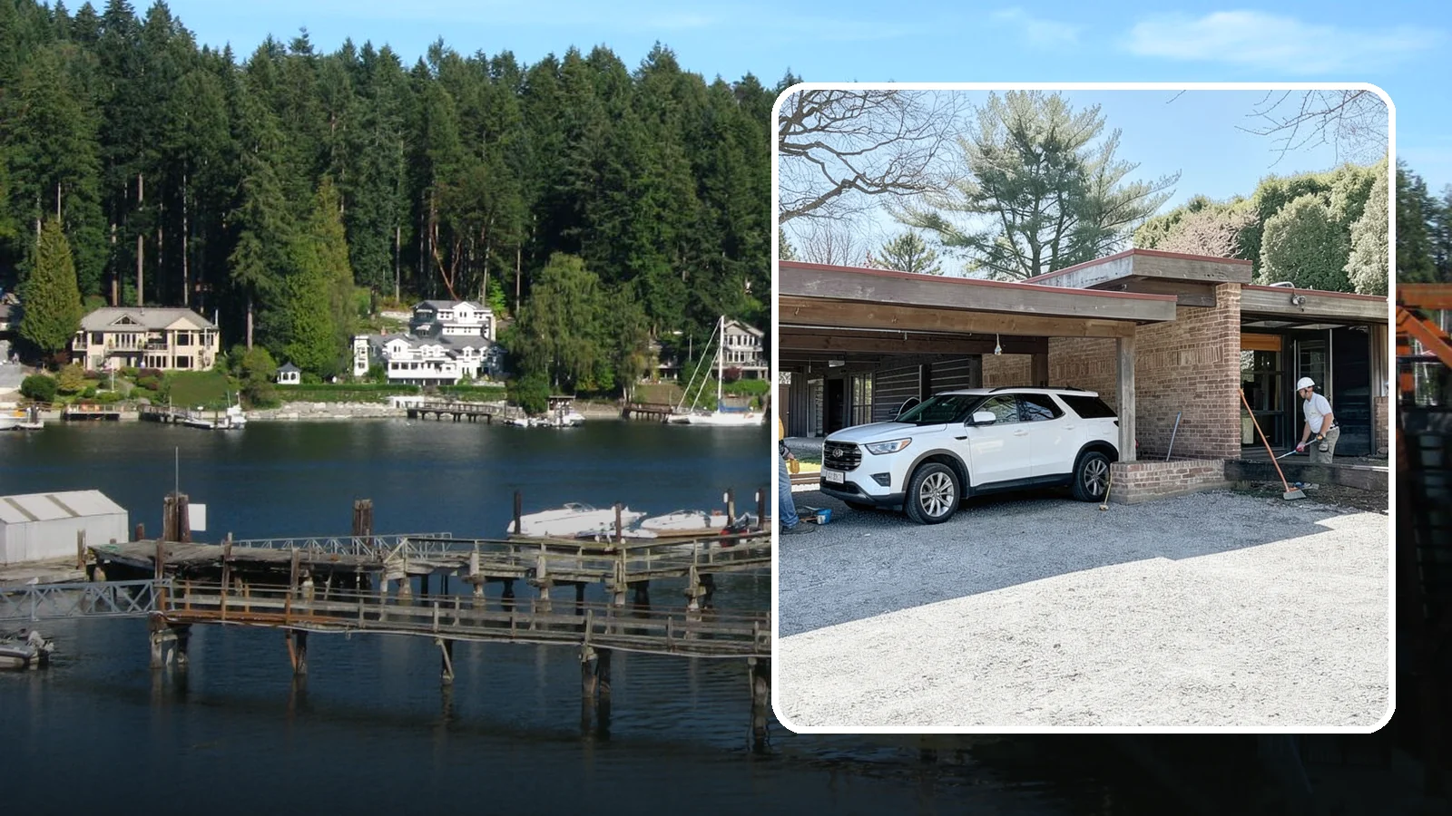 Carport Construction in Gig Harbor, Pierce County, WA - An open-sided covered structure that shelters vehicles, boats, or equipment.