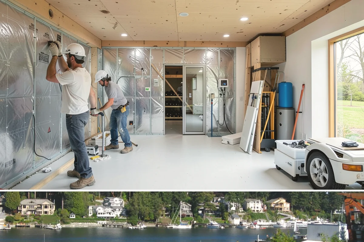 Carport Construction in Gig Harbor, Pierce County, WA - Footings and roofing go in best during dry weather, making summer the ideal window for a carport build.