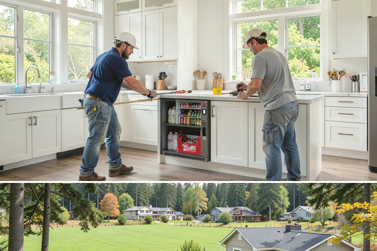 Carport Construction in Lyman, Skagit County, WA - Footings and roofing go in best during dry weather, making summer the ideal window for a carport build.
