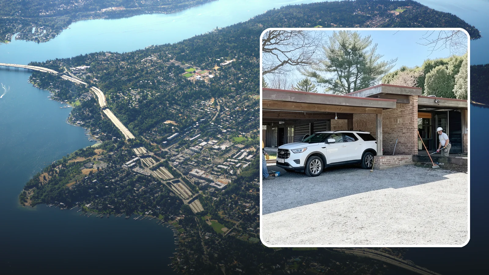 Carport Construction in Mercer Island, King County, WA - An open-sided covered structure that shelters vehicles, boats, or equipment.