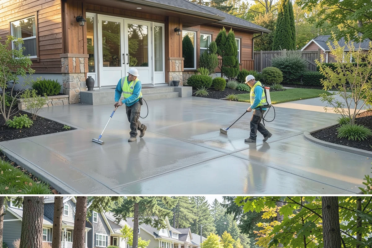 Carport Construction in Normandy Park, King County, WA - Footings and roofing go in best during dry weather, making summer the ideal window for a carport build.