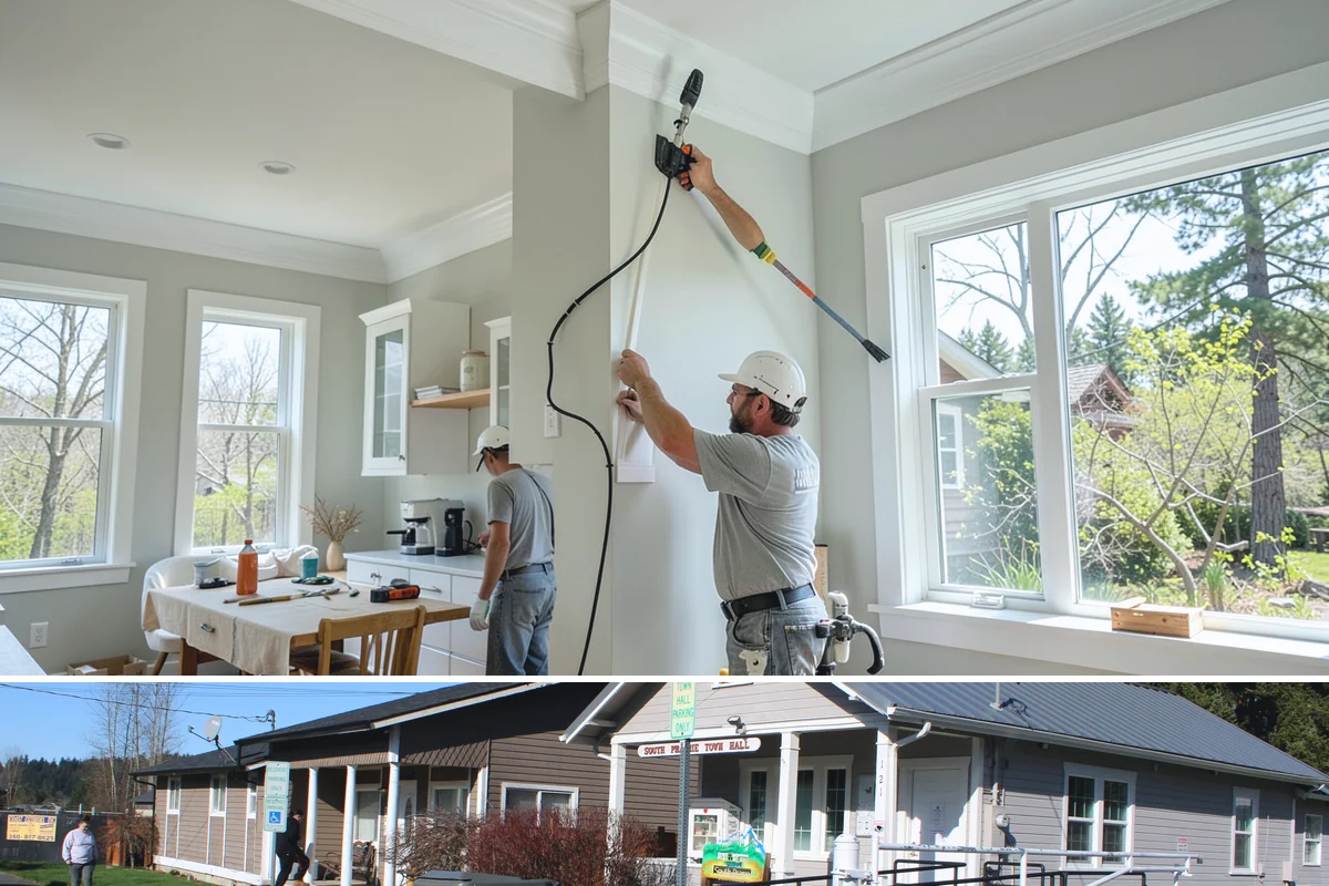 Carport Construction in South Prairie, Pierce County, WA - Footings and roofing go in best during dry weather, making summer the ideal window for a carport build.