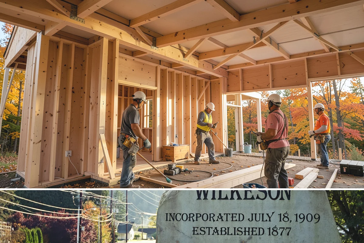 Carport Construction in Wilkeson, Pierce County, WA - Footings and roofing go in best during dry weather, making summer the ideal window for a carport build.