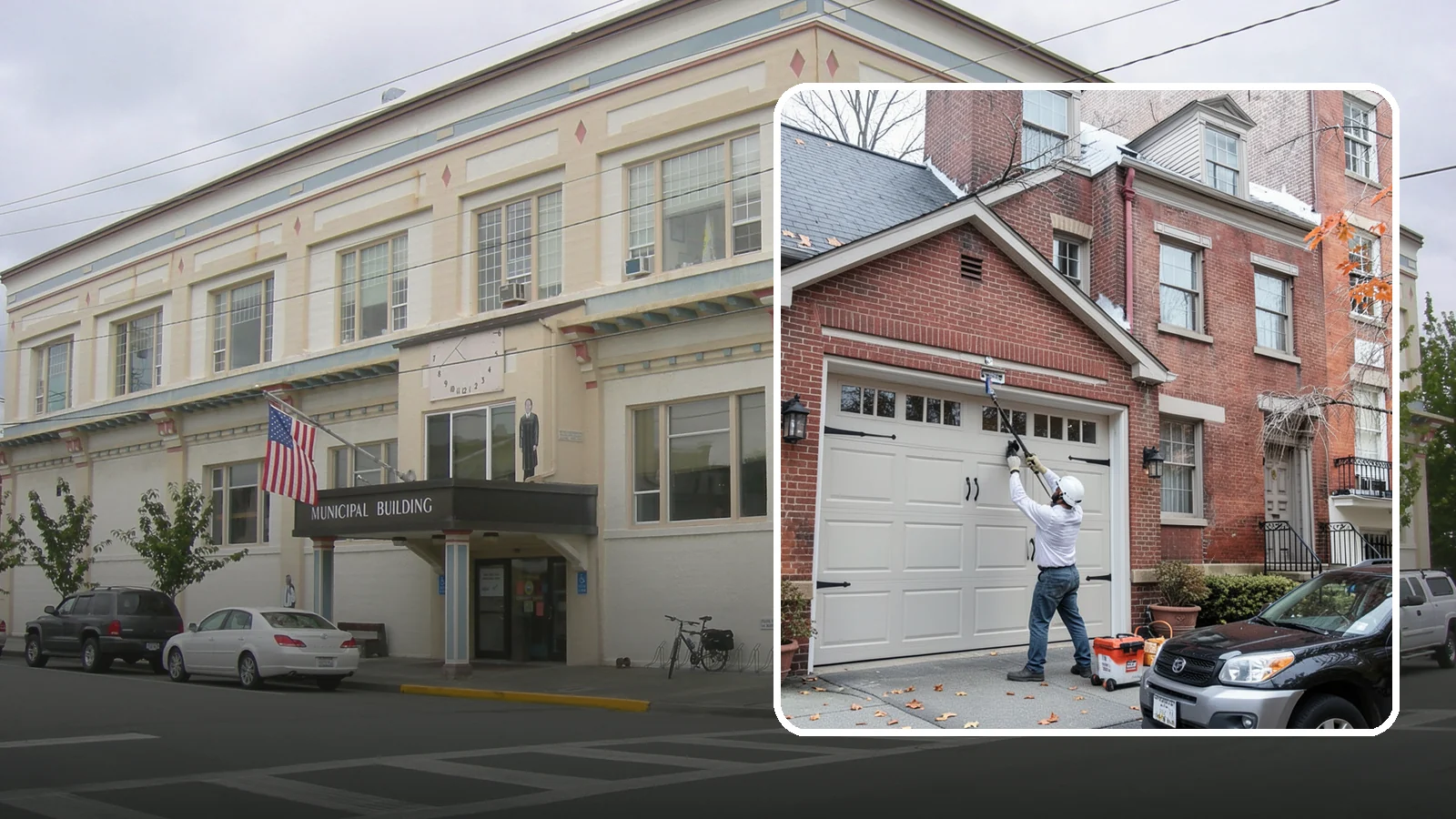Carriage Garage Door Installation in Anacortes, Skagit County, WA - Installing carriage-style garage doors that bring classic swing-out charm with the ease of modern overhead operation.