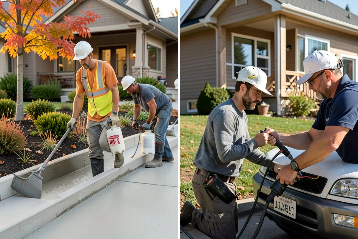 Carriage Garage Door Installation in Arlington, Snohomish County, WA - Confirm the opening and select the carriage door design