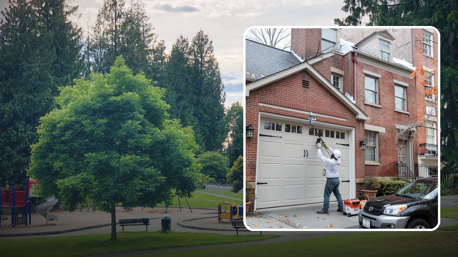 Carriage Garage Door Installation in Bonney Lake, Pierce County, WA - Installing carriage-style garage doors that bring classic swing-out charm with the ease of modern overhead operation.