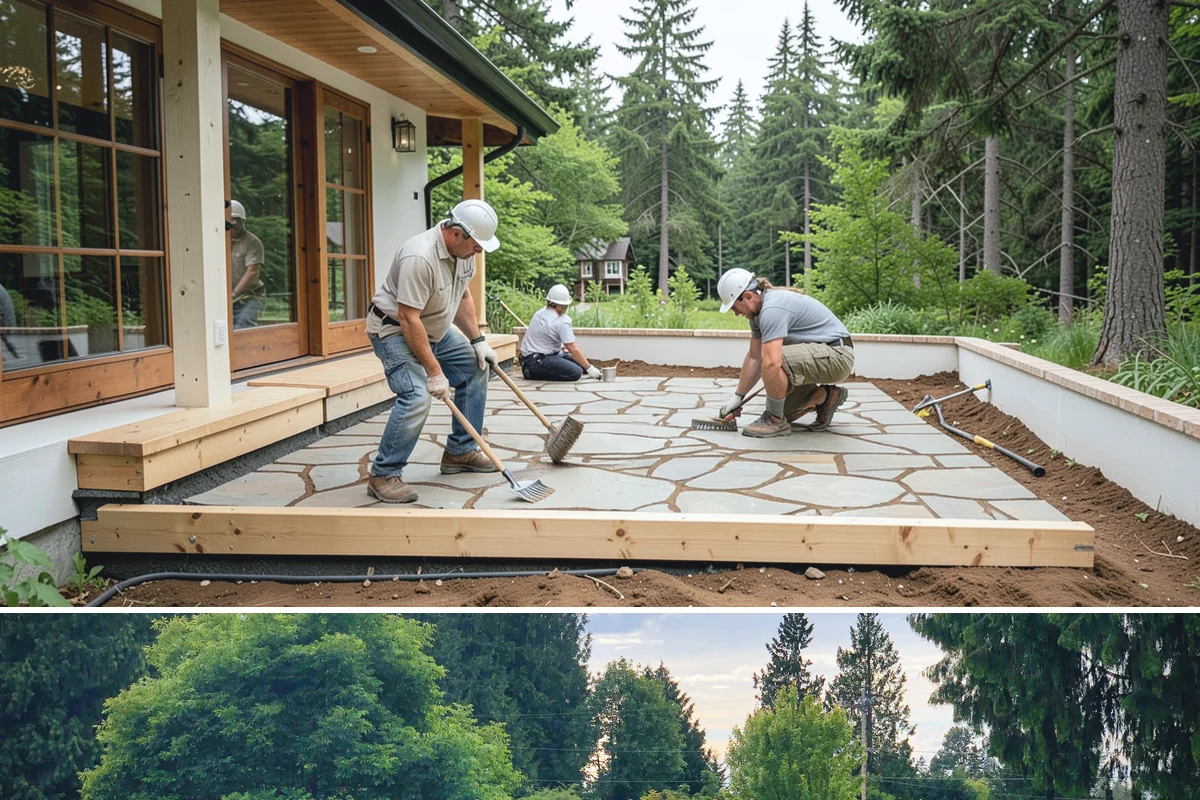 Carriage Garage Door Installation in Bonney Lake, Pierce County, WA - These doors can be installed year-round, with fall a good time to seal the garage before winter.