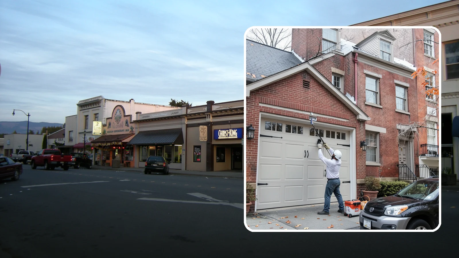 Carriage Garage Door Installation in Burlington, Skagit County, WA - Installing carriage-style garage doors that bring classic swing-out charm with the ease of modern overhead operation.