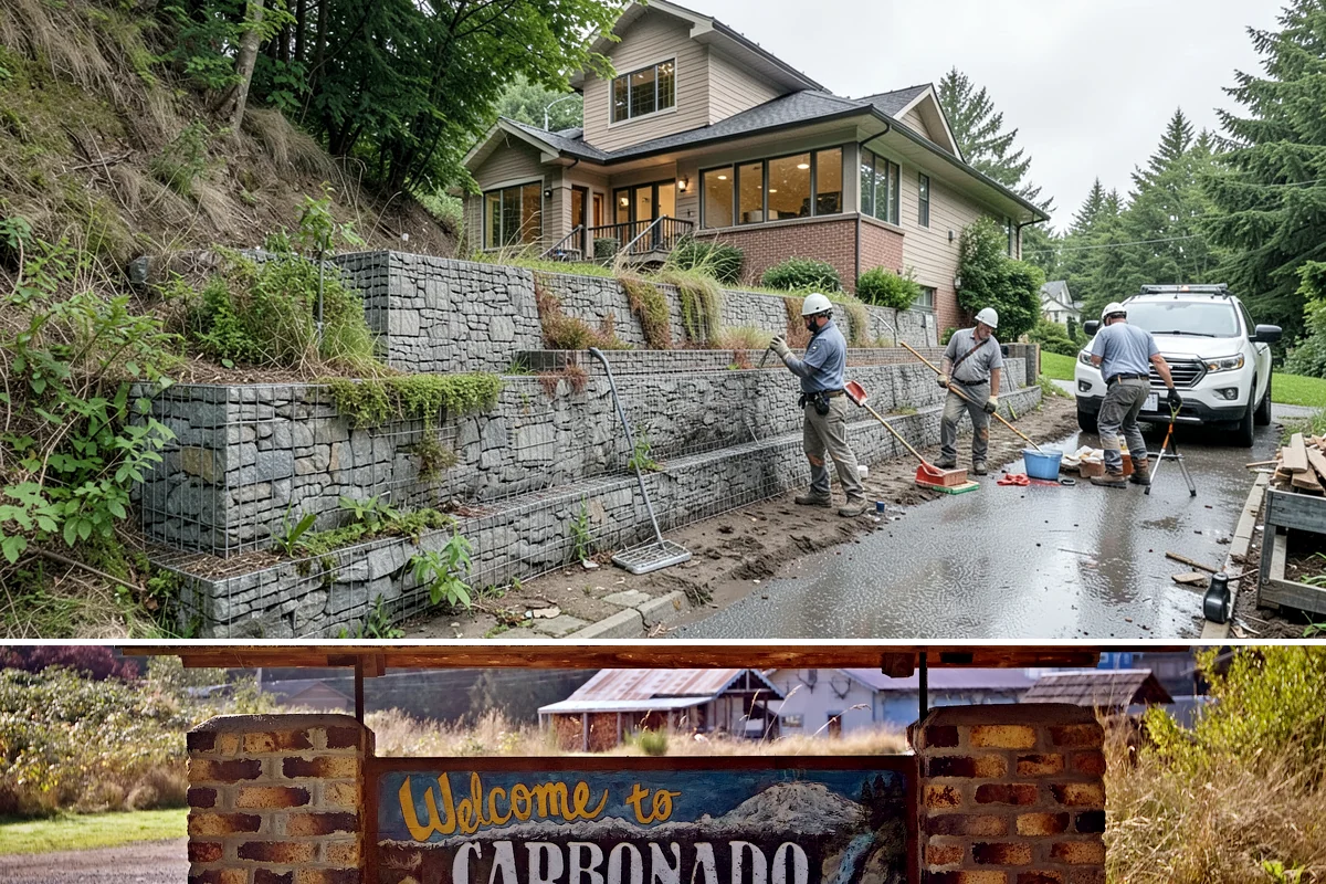 Carriage Garage Door Installation in Carbonado, Pierce County, WA - These doors can be installed year-round, with fall a good time to seal the garage before winter.