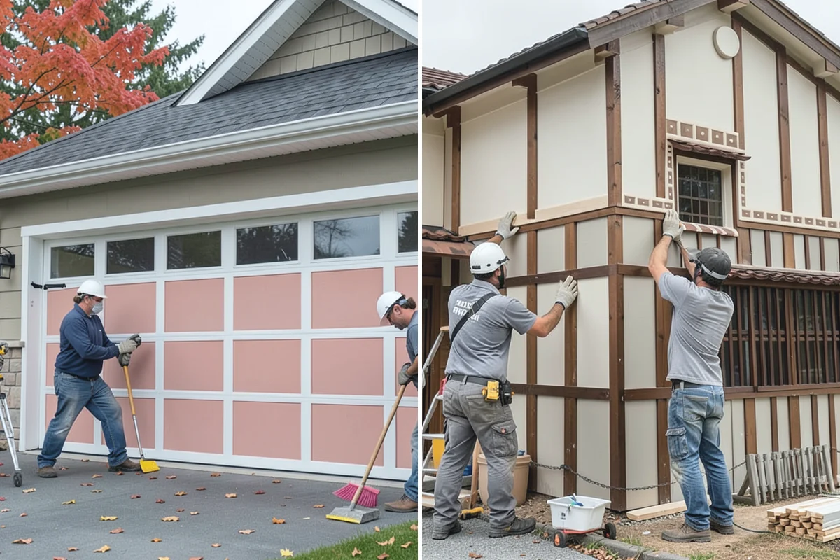 Carriage Garage Door Installation in Coupeville, Island County, WA - Confirm the opening and select the carriage door design