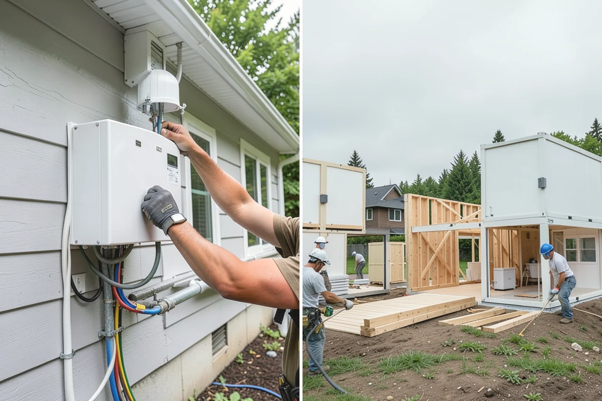 Carriage Garage Door Installation in Covington, King County, WA - Confirm the opening and select the carriage door design