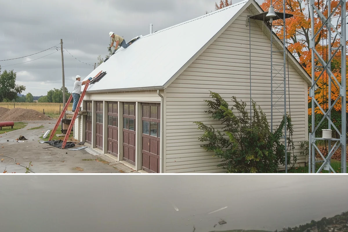 Carriage Garage Door Installation in Des Moines, King County, WA - These doors can be installed year-round, with fall a good time to seal the garage before winter.