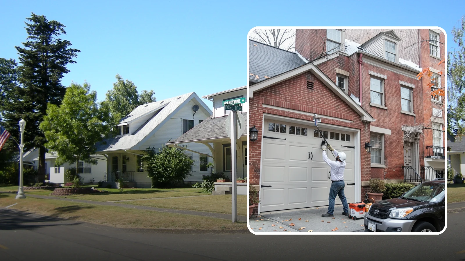 Carriage Garage Door Installation in DuPont, Pierce County, WA - Installing carriage-style garage doors that bring classic swing-out charm with the ease of modern overhead operation.