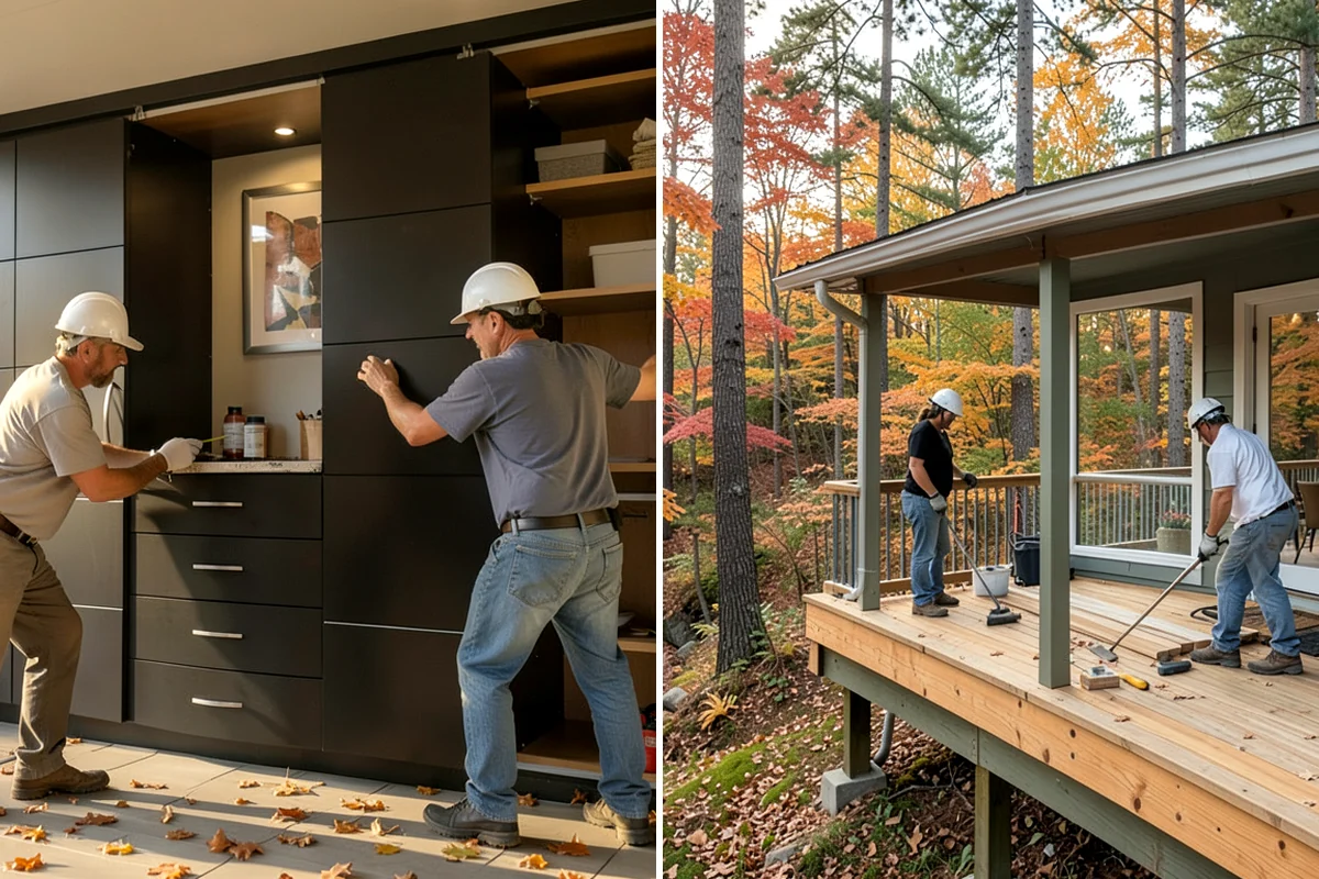 Carriage Garage Door Installation in DuPont, Pierce County, WA - Confirm the opening and select the carriage door design