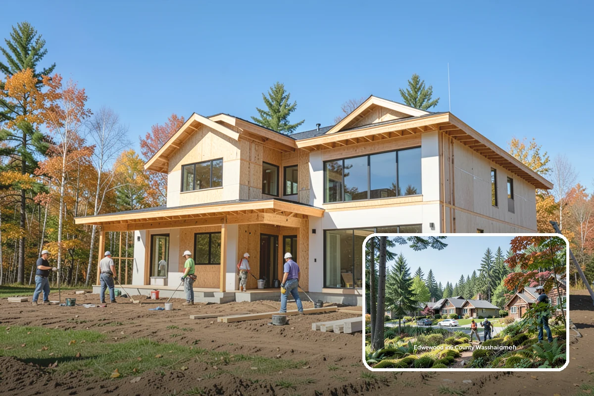 Carriage Garage Door Installation in Edgewood, Pierce County, WA - Classic carriage look with modern overhead operation