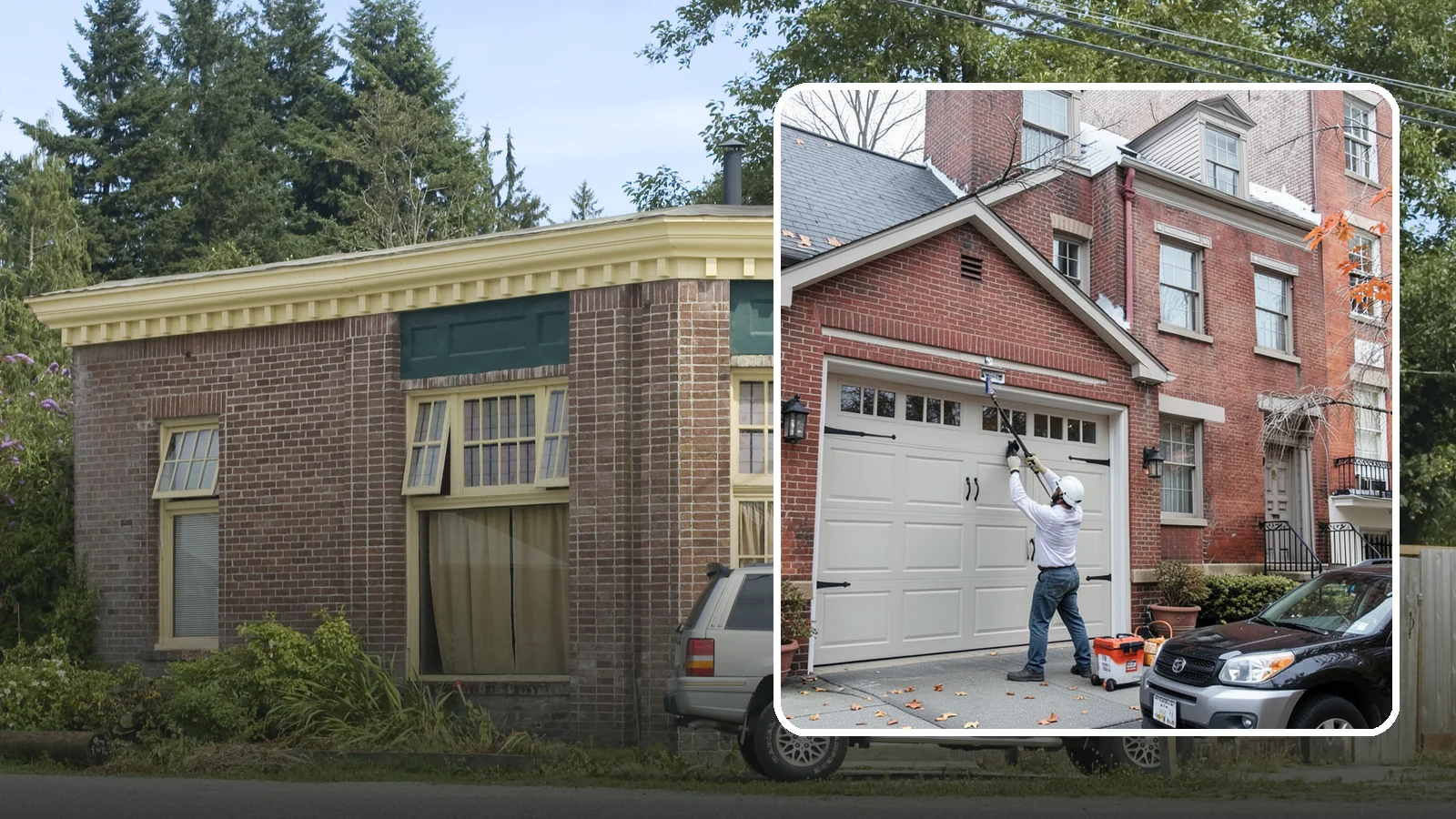 Carriage Garage Door Installation in Hamilton, Skagit County, WA - Installing carriage-style garage doors that bring classic swing-out charm with the ease of modern overhead operation.