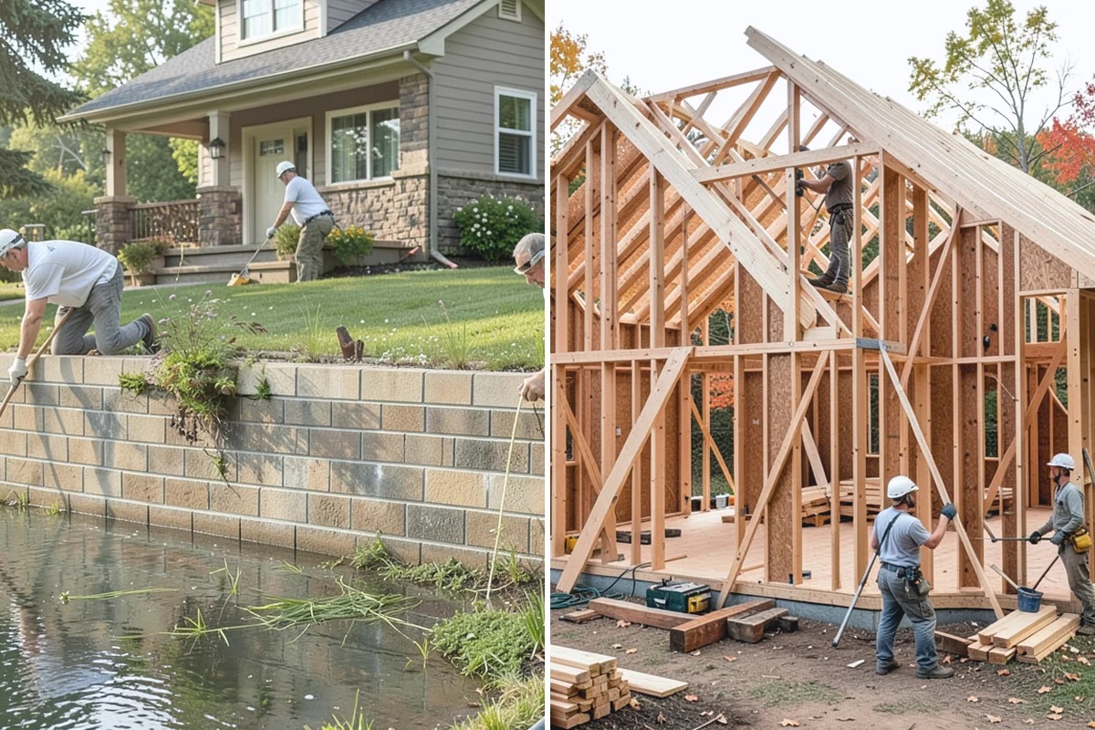 Carriage Garage Door Installation in Hamilton, Skagit County, WA - Confirm the opening and select the carriage door design