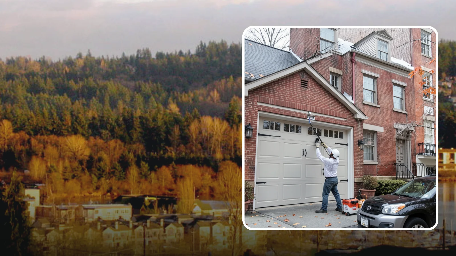 Carriage Garage Door Installation in Kenmore, King County, WA - Installing carriage-style garage doors that bring classic swing-out charm with the ease of modern overhead operation.