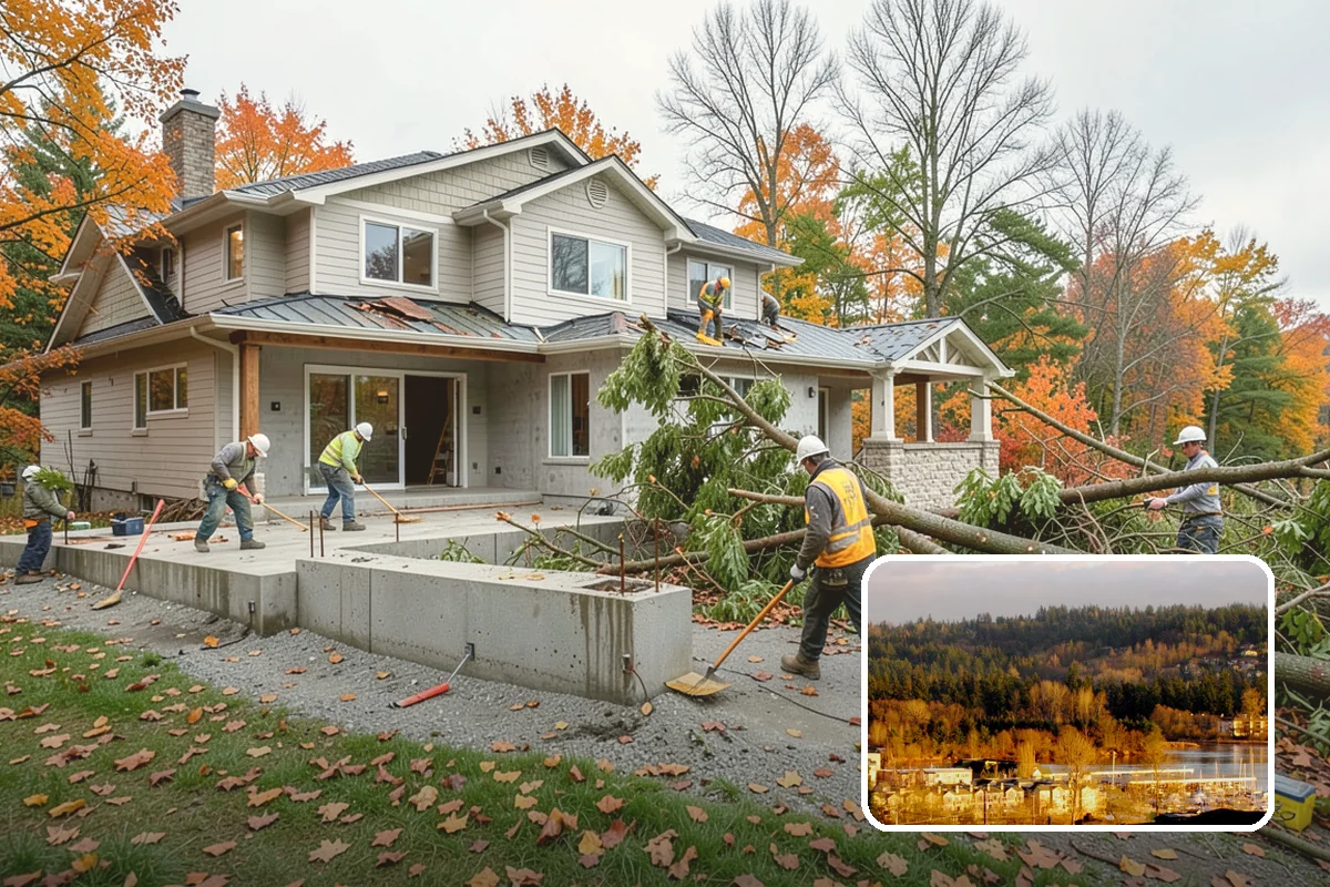 Carriage Garage Door Installation in Kenmore, King County, WA - Classic carriage look with modern overhead operation
